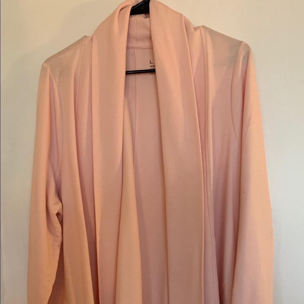 Livi from Lane Bryant - cotton sweater/cardigan.